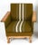 Mid-Century Modern Danish Mid Century Modern Lounge Chair W Straight Paddle Arms For Sale - Image 3 of 9