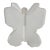 1980s Lion in Frost Style Lucite Butterfly Wing Shape Mid-Century Coffee Table Base For Sale