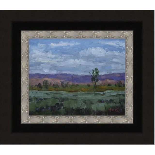Contemporary Nevada Desert Landscape, Contemporary Impressionist Style Oil Painting For Sale - Image 3 of 7
