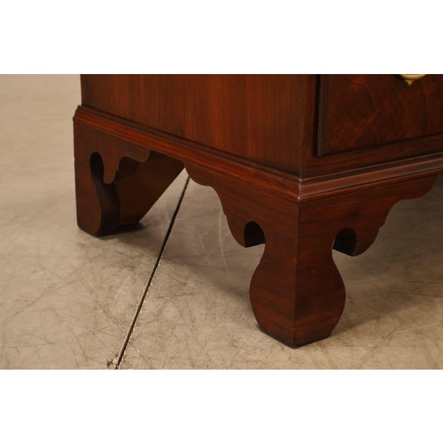 Chippendale Style Walnut Highboy Chest Of Drawers For Sale - Image 10 of 18