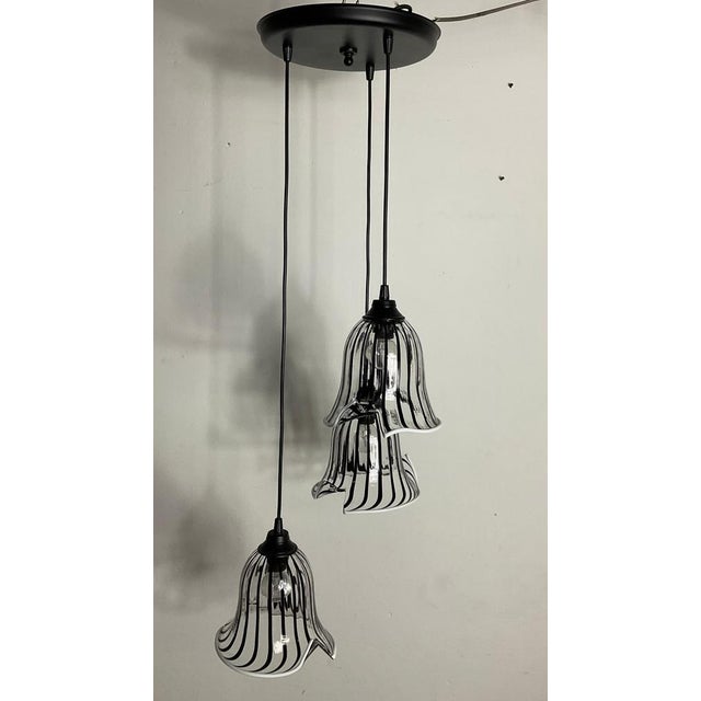Hanging Lights with Murano Glass Bowls by Gio Ponti, 1980 For Sale - Image 18 of 18