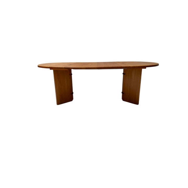 1980s Dining Room Table by Søren Nissen and Ebbe Gehl for Ebenisterie Seltz, France, 1980s For Sale - Image 5 of 15