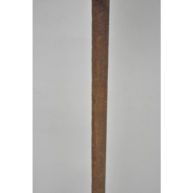 Vintage Carved Wood Figural Lawn Jockey Gentleman in Top Hat Horse Hitch Stand For Sale - Image 9 of 16