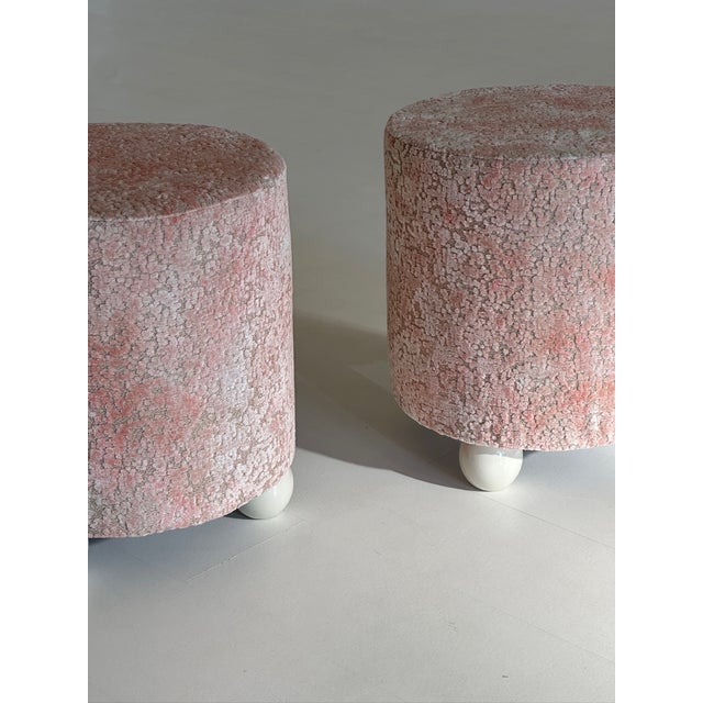 Vintage Poufs, 1970s, Set of 2 For Sale - Image 13 of 16