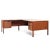 Mid-Century Modern Jens Risom Mid Century Walnut Corner Desk For Sale - Image 3 of 11
