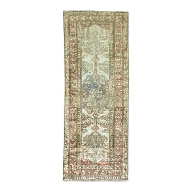 Malayer Wide Antique Runner rug no. 9358 For Sale