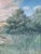 Large Vintage Original Landscape Dog Oil Painting For Sale - Image 12 of 16