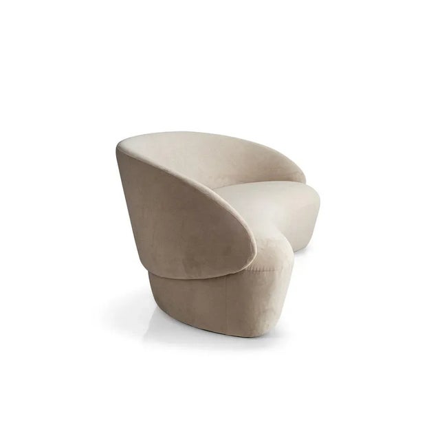 Not Yet Made - Made To Order Naïve Sofa 3-Seater in Beige Velour by etc.etc. for Emko For Sale - Image 5 of 6