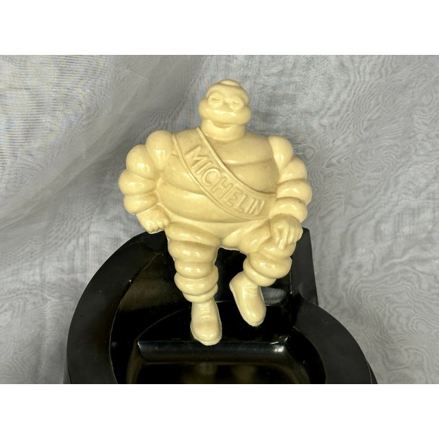 White Vintage Bakelite Michelin Man Bibendum Ashtray For Sale - Image 8 of 12