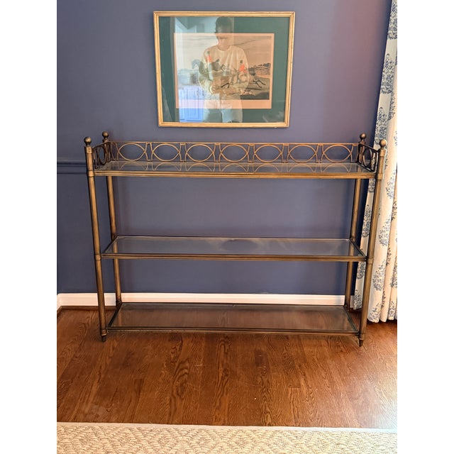 Metal Ballard Design Grand Marquis Console Table For Sale - Image 7 of 7