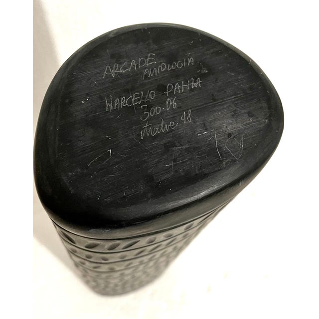 Sergio Constantini, Large Murano Abstract Hand Blown Arcade Glass Sculpture Marcello Panza Vase For Sale - Image 11 of 12