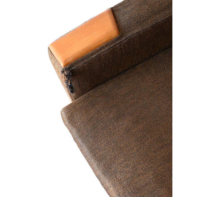 1960s Vintage Scandinavian Armchair with Original Fabric, 1960s For Sale - Image 5 of 13