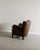 Early Danish Mid-Century Brown Leather 1669 Armchair by Fritz Hansen, 1940s For Sale - Image 3 of 7