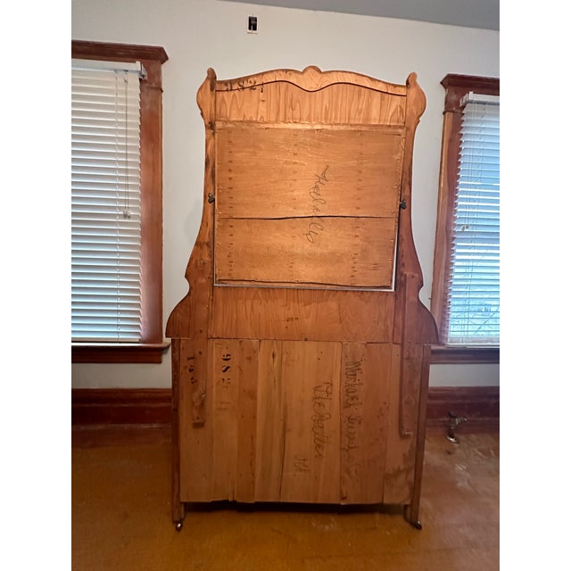1900 - 1909 1900s Oak Dresser With Mirror For Sale - Image 5 of 7
