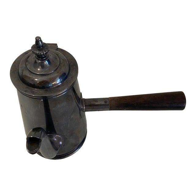 Antique 1920’s Silver Andrew Johnson Hotel Chocolate Pot For Sale