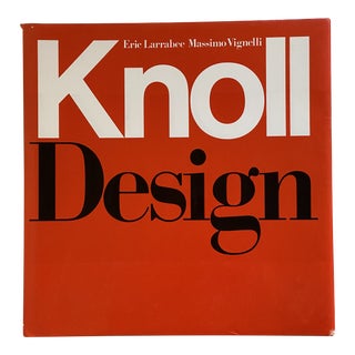 1981 Knoll Design Book by Larrabee & Vignelli For Sale