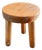 Early 20th Century Primitive Pine Wood Milking Stool-Rustic Farmhouse-Plant Stand-Country-Cottage For Sale