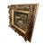 Wood Antique Barnyard Oil on Canvas Painting With Sheep in Giltwood Frame For Sale - Image 7 of 8