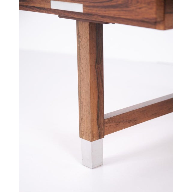 Mid-Century Model EP401 Desk in Rosewood attributed to Eigil Petersens Møbelfabrik, 1960s For Sale - Image 14 of 15