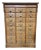 Antique Tiger Oak File Cabinet Circa. 1900 (24) Drawers For Sale