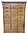 Tiger Oak File Cabinet Circa. 1900 (24) Drawers For Sale