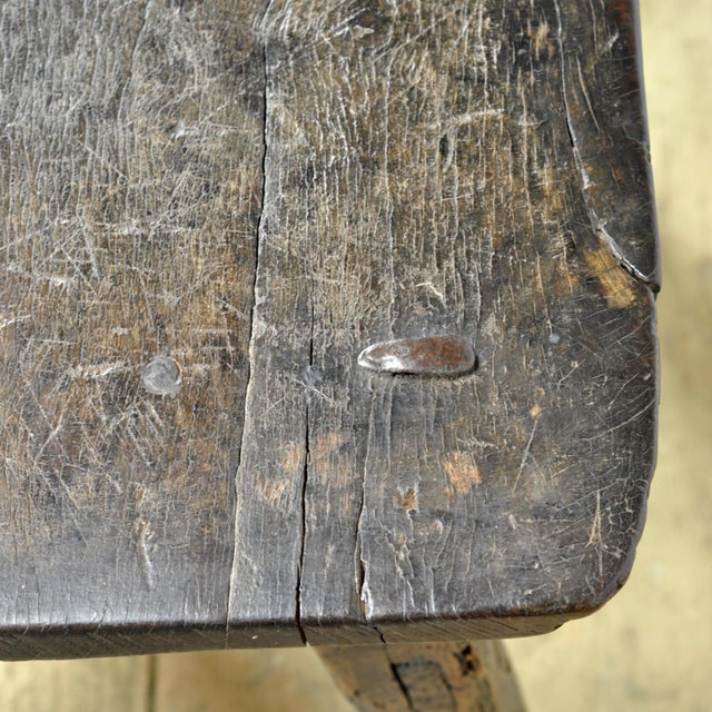 Spanish Oak Side Table, 1750 For Sale - Image 13 of 16