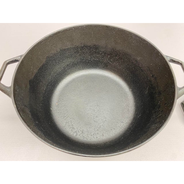 Black 1970s Michael Lax for Copco Danish Cast Iron D3 4 Qt. Dutch Oven For Sale - Image 8 of 11