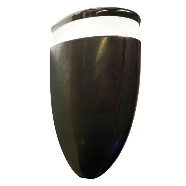 Metal A Machine Age Streamline Brushed Aluminum Wall Sconce, 5 Available For Sale - Image 7 of 10