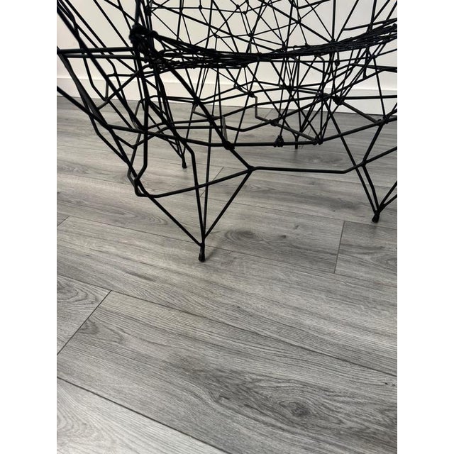 2020s Sculptural Iron and String Armchair by Gerard Coquelin, 2020 For Sale - Image 5 of 9