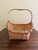 Vintage Split Oak Gathering Basket With Warm Patina For Sale In South Bend - Image 6 of 9