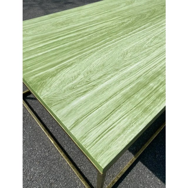 Custom Hand Painted Coffee Table For Sale - Image 10 of 13