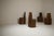 Vintage French Vernacular Monoxyl Chairs in Birch, 1960s, Set of 4 For Sale - Image 4 of 18