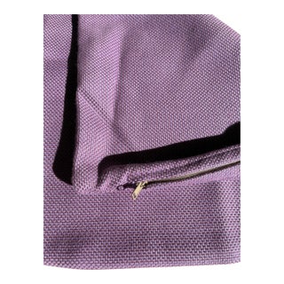 Pair of Dark Lavender Linen Pillow Covers, 2 Sizes: 15"x15" and 10"x20" For Sale
