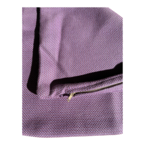 Pair of Dark Lavender Linen Pillow Covers, 2 Sizes: 15"x15" and 10"x20"