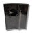 1970s–1980s Japanese Black Ceramic Modernist Ikebana Vase With Circular Aperture For Sale - Image 9 of 10