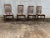 Brown Mid 20th Century Mid Century Set of Four Walnut Dining Chairs by Lenoir For Sale - Image 8 of 13