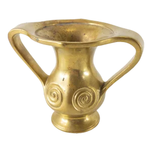 19th Century Chinese Neolithic Style Bronze Two Handled Vase