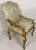 Late 20th Century Set of 4 Large Bergere Style Armchairs, High Back Regence Style Accent Chairs For Sale - Image 5 of 8