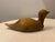 Folk Art Vintage Antique Hand Carved Wood Duck Decoy Signed John Violette For Sale - Image 3 of 5