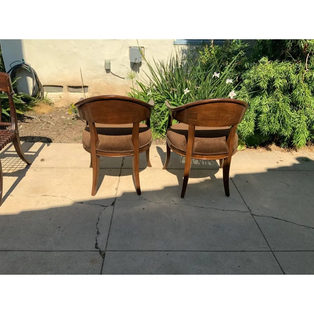 2000 - 2009 Mid Century Lounge Chairs - A Pair For Sale - Image 5 of 6