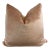 Pale Sienna Velvet 22" Pillows-A Pair For Sale