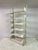 Congresso' shelving unit by Lips Vago. In white lacquered steel, Italy, 1960s. with adjustable shelves. A classic design...