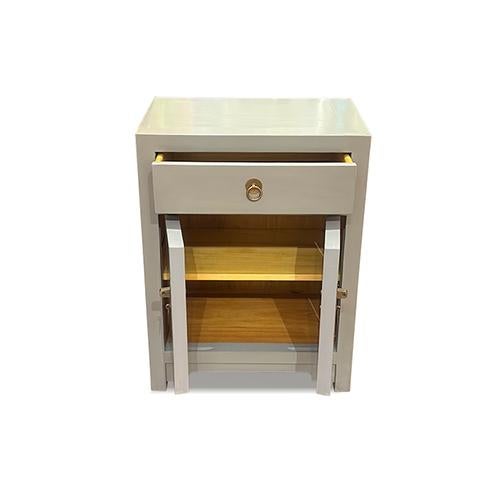 Chinese Zen Side Table-Grey For Sale - Image 3 of 6