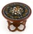 Mid 20th Century Very Fine Mother of Pearl Decorated 24" Round Side Lamp Table Stand For Sale - Image 5 of 18