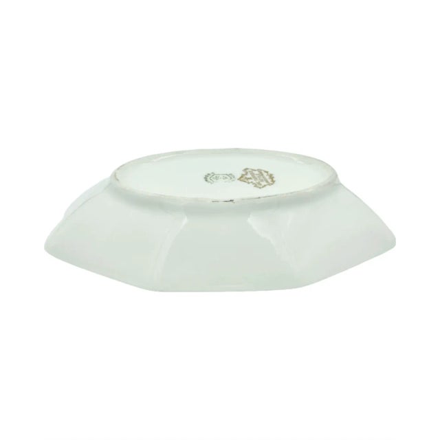 Vintage Hotel Scribe Ashtray Paris France Porcelain Trinket Dish For Sale - Image 10 of 14