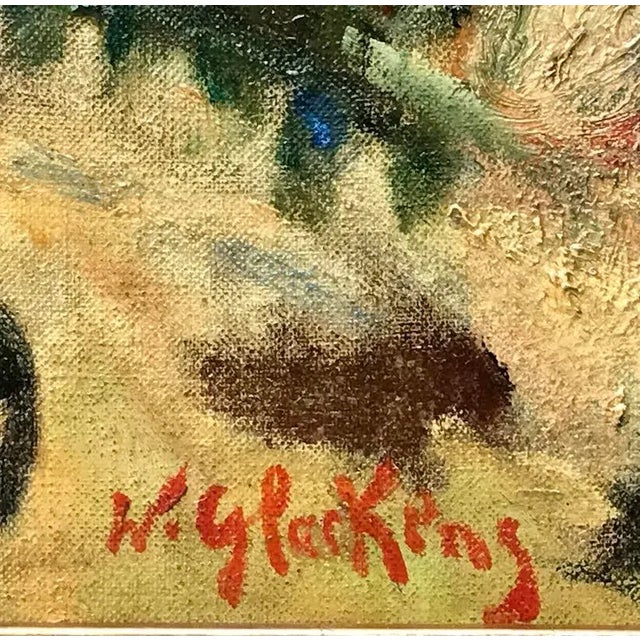 Original Antique American Impressionist Still Life a Bouquet of Flowers Signed William Glackens For Sale In New York - Image 6 of 9