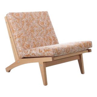 GE 370 Lounge Chair by Hans Wegner for Getama For Sale