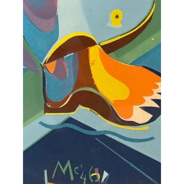 Reversible Cubist and Modernist Abstract by James Houston McConnell For Sale In Los Angeles - Image 6 of 18