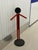 Vintage Modern Red and Black Metal Valet Coat Rack, 1980s For Sale - Image 12 of 18