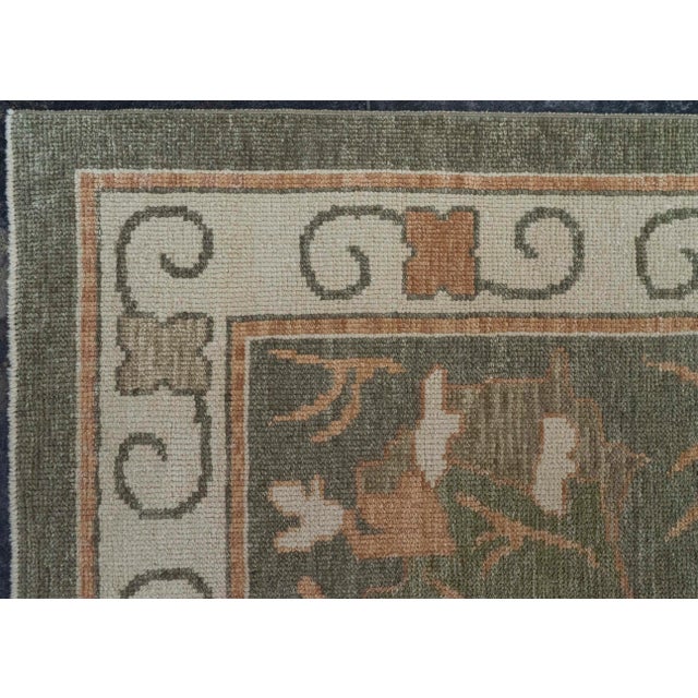 Early 21st Century Turkish Oushak Square Rug 13'4" x 13'10" #20393 For Sale - Image 5 of 8